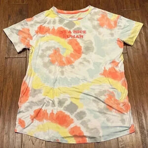 L-XL *Be A Nice Human* Sleep Shirt